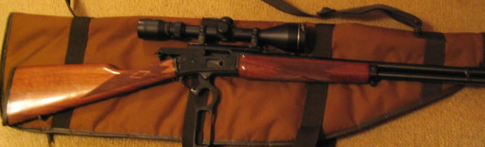 .38 Lever Action Rifle & Scope